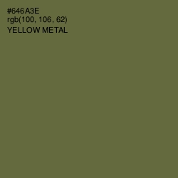 #646A3E - Yellow Metal Color Image