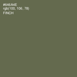 #646A4E - Finch Color Image