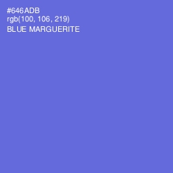 #646ADB - Blue Marguerite Color Image