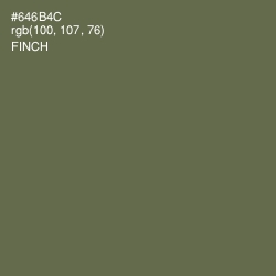 #646B4C - Finch Color Image