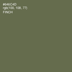 #646C4D - Finch Color Image