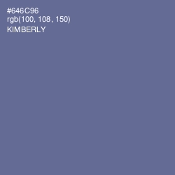 #646C96 - Kimberly Color Image
