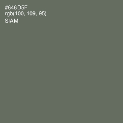 #646D5F - Siam Color Image