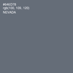 #646D78 - Nevada Color Image