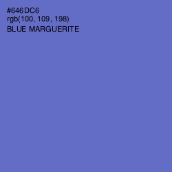 #646DC6 - Blue Marguerite Color Image