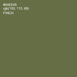 #646E45 - Finch Color Image