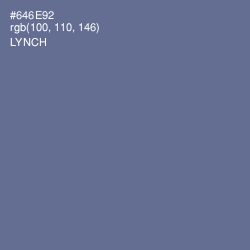 #646E92 - Lynch Color Image