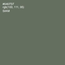 #646F5F - Siam Color Image