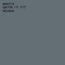 #646F75 - Nevada Color Image