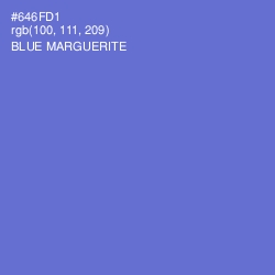 #646FD1 - Blue Marguerite Color Image