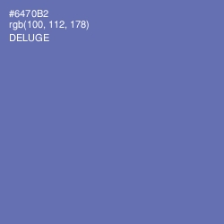 #6470B2 - Deluge Color Image