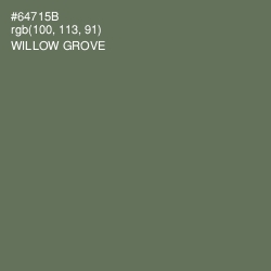 #64715B - Willow Grove Color Image