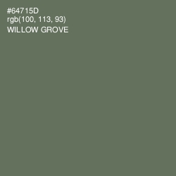 #64715D - Willow Grove Color Image