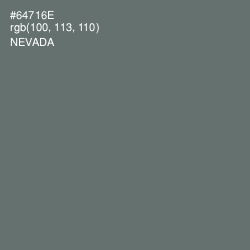 #64716E - Nevada Color Image