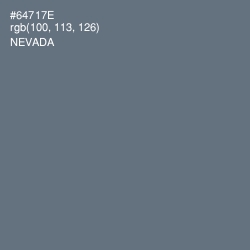 #64717E - Nevada Color Image