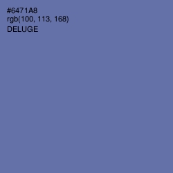 #6471A8 - Deluge Color Image