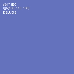#6471BC - Deluge Color Image