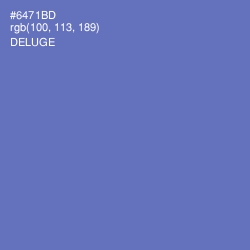 #6471BD - Deluge Color Image