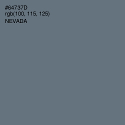 #64737D - Nevada Color Image