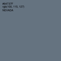 #64737F - Nevada Color Image