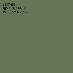 #647656 - Willow Grove Color Image