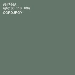 #64766A - Corduroy Color Image