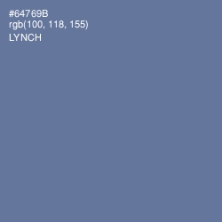 #64769B - Lynch Color Image