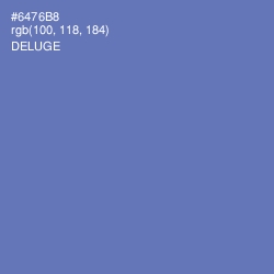 #6476B8 - Deluge Color Image