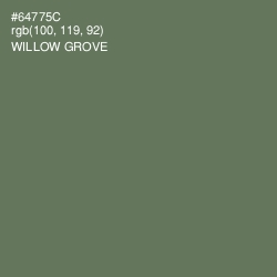 #64775C - Willow Grove Color Image