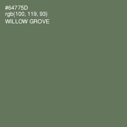 #64775D - Willow Grove Color Image