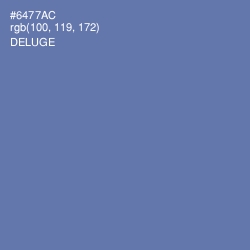 #6477AC - Deluge Color Image