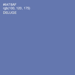 #6478AF - Deluge Color Image