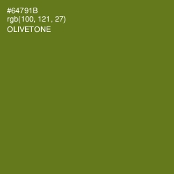 #64791B - Olivetone Color Image