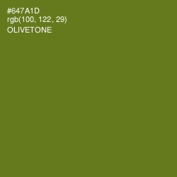 #647A1D - Olivetone Color Image