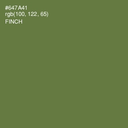 #647A41 - Finch Color Image