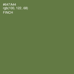 #647A44 - Finch Color Image