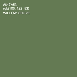 #647A53 - Willow Grove Color Image