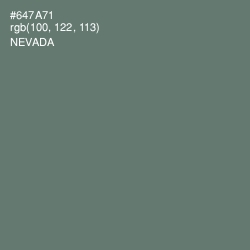 #647A71 - Nevada Color Image