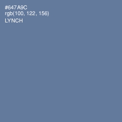 #647A9C - Lynch Color Image