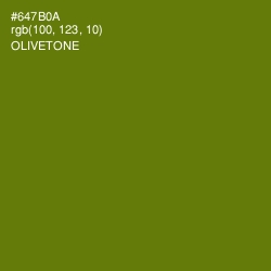 #647B0A - Olivetone Color Image