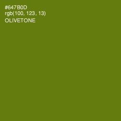 #647B0D - Olivetone Color Image