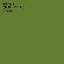 #647B34 - Crete Color Image