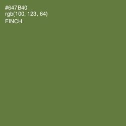 #647B40 - Finch Color Image