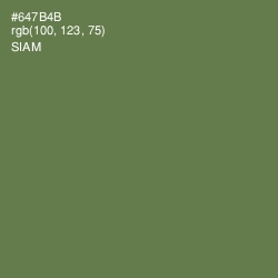 #647B4B - Siam Color Image