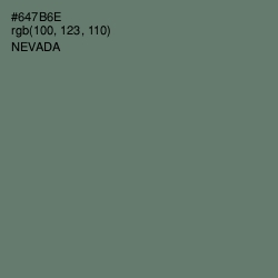 #647B6E - Nevada Color Image