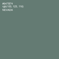 #647B74 - Nevada Color Image