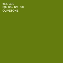 #647C0D - Olivetone Color Image