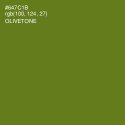 #647C1B - Olivetone Color Image