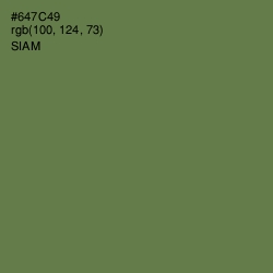 #647C49 - Siam Color Image