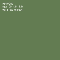 #647C52 - Willow Grove Color Image